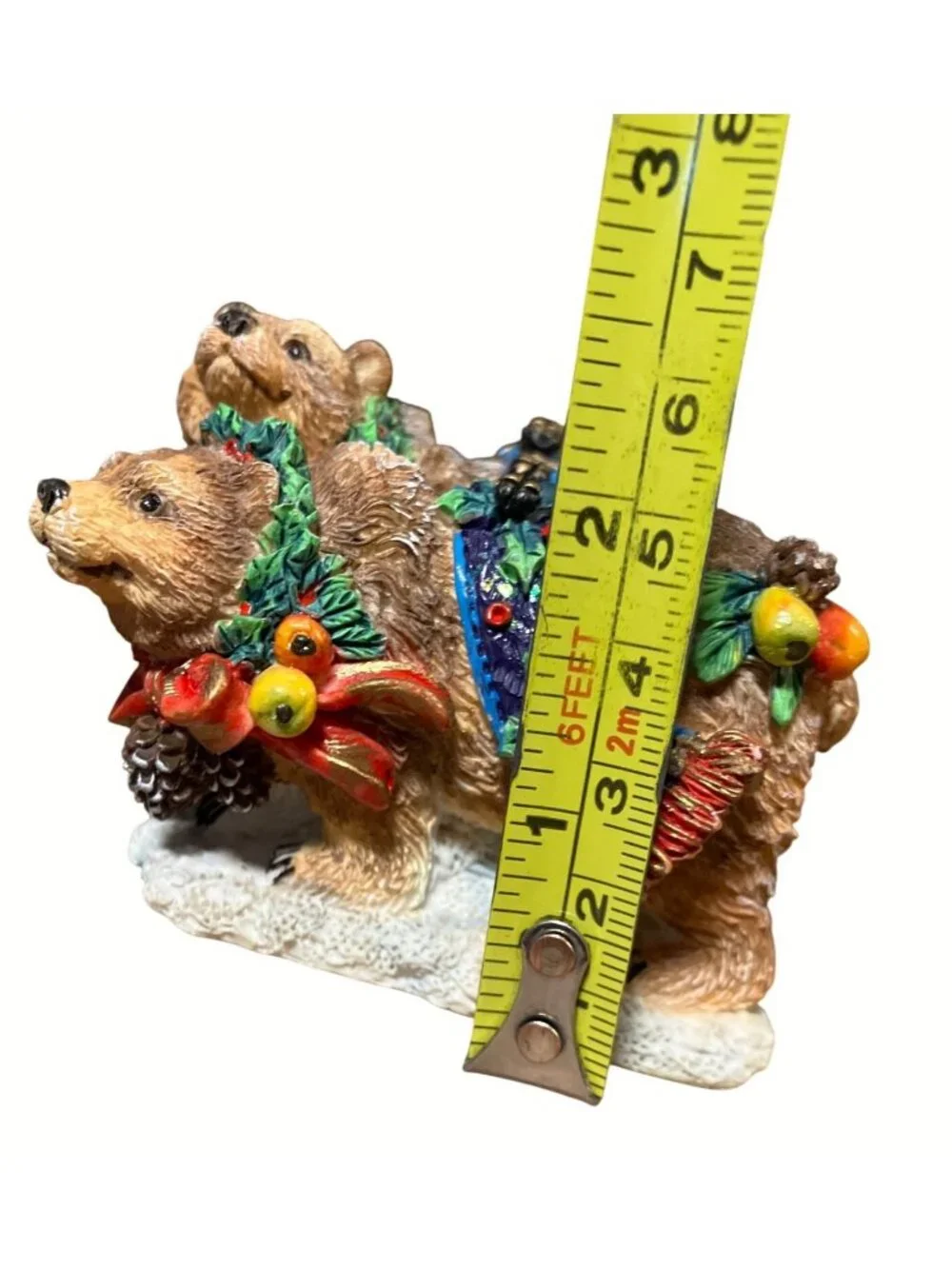 Crinkle Claus Crinkle Bears Figurine By Possible Dreams 1997 Christmas Decor